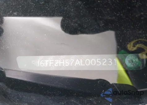 2010 Honda Accord Crosstour Ex-L из США, поврежденный, VIN 5J6TF2H57AL005231